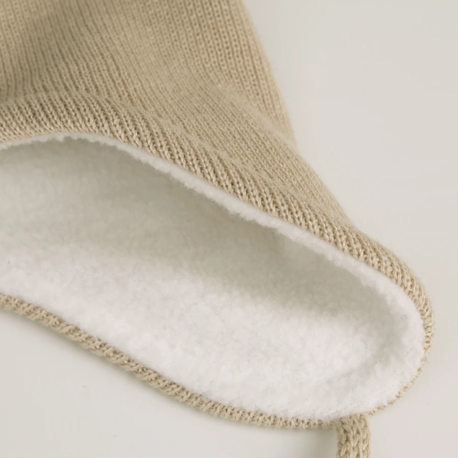 LANGZHEN لطيف بوم بوم بابيس الشتاء قبعة الرضع إيرفلاب متماسكة قبعة دافئة للبنين بنات طفل أطفال صوف مبطن قبعة صغيرة