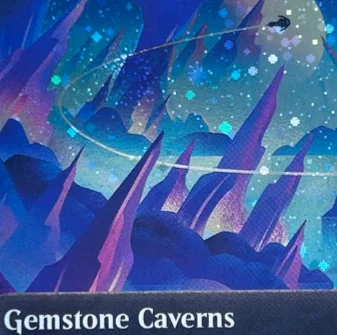 LK61 Galaxy Foil Eldrazi Temple Gemstone Caverns Godless Shrine Galaxy Foil High-Quality TCG Proxy Cards (Black-Core)
