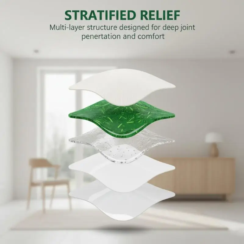 Herbal Knee Care Patch Relieves Joint Pain Improves Mobility Natural Knee Patch for Sports and Everyday Activities