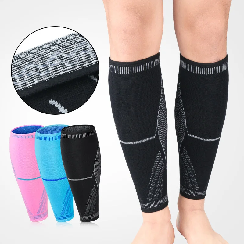 

Sports Calf Compression Knitted Sleeves for Men and Women Outdoor Basketball Soccer Mountaineering Running Leg Support Gear