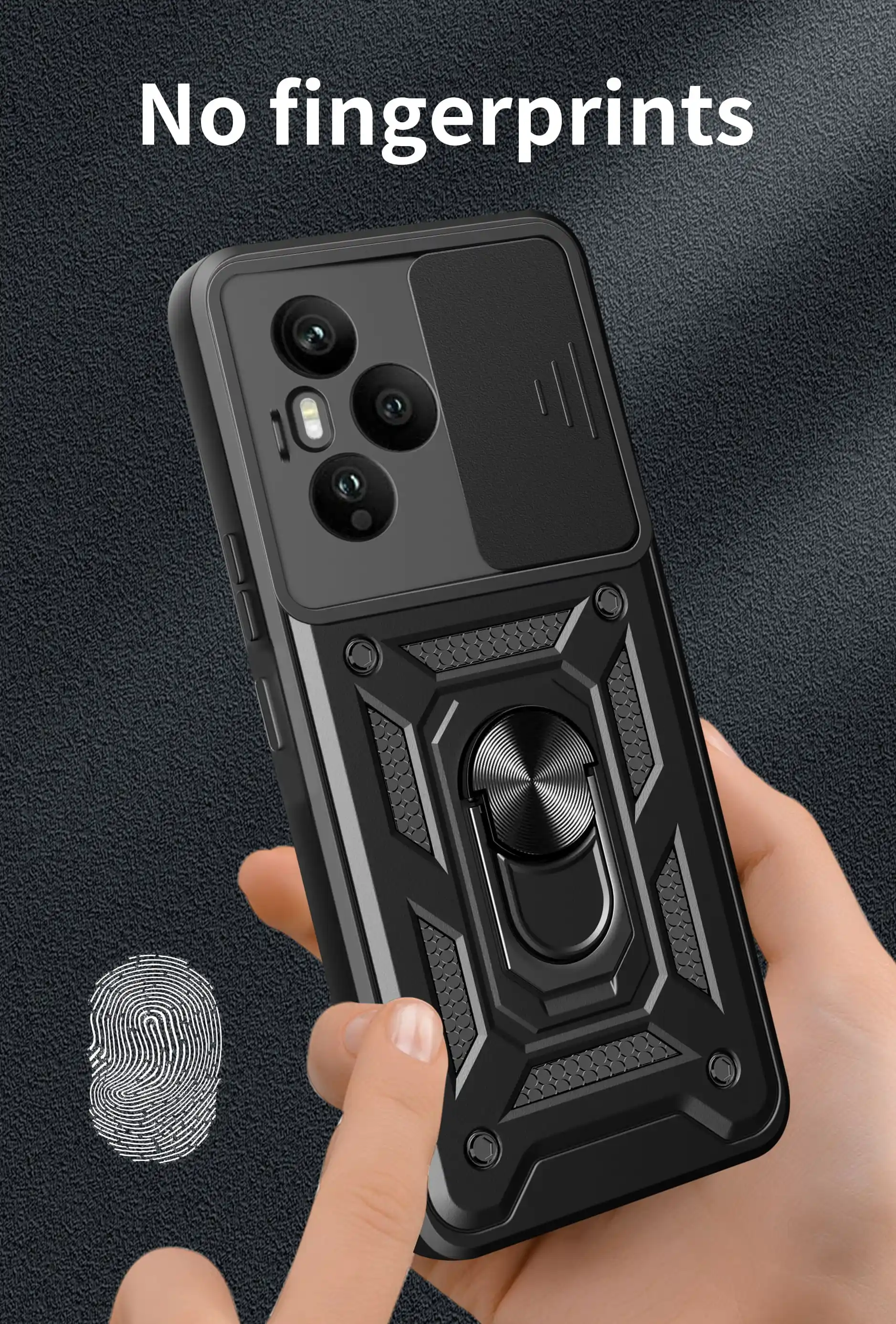 เคสสําหรับ Honor 400 Pro สไลด์กล้องป้องกันขาตั้งโทรศัพท์ Shell Funda สําหรับ 400 Lite Cover