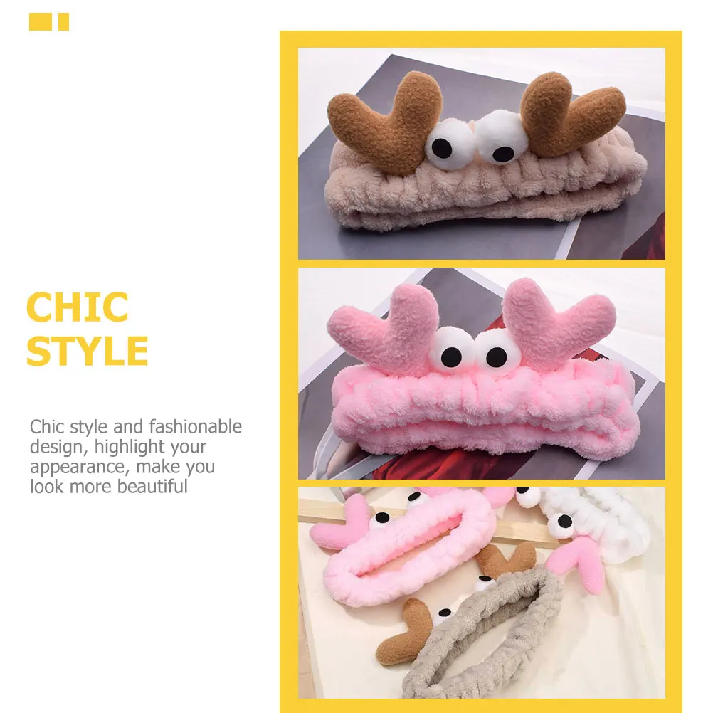 

2pcs Hair Band Headband 1#Khaki 4#Pink Washing Makeup Elastic Comfort Women Skin Care Crab Shaped Long Term Durable Practical
