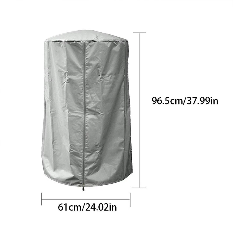 Juste chauffante Oxford 210D résistante à la pluie, imperméable, au soleil, tissu durable argenté, pour l'extérieur