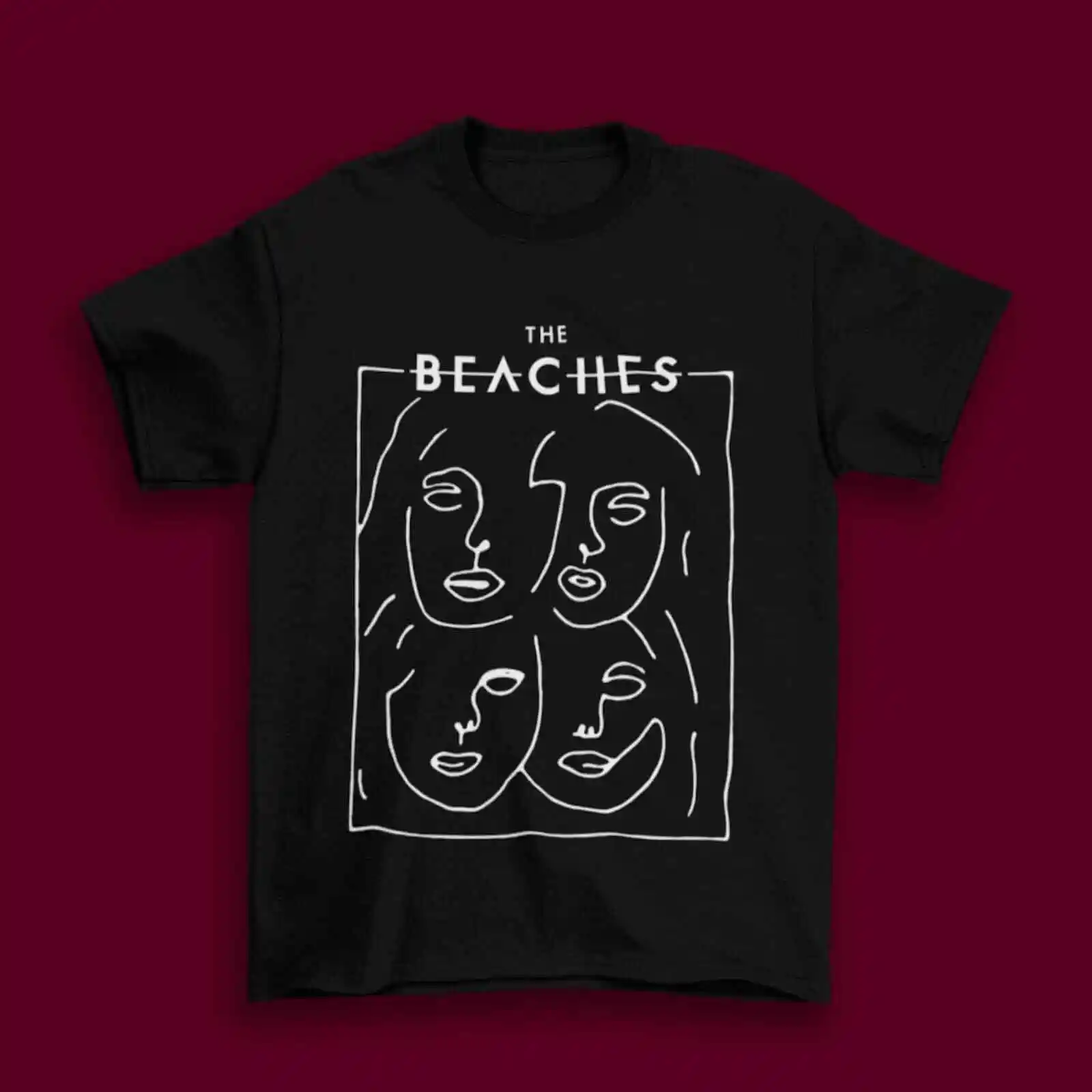 THE BEACHES Music Band Graphic Design Line Classic Unisex T-Shirt