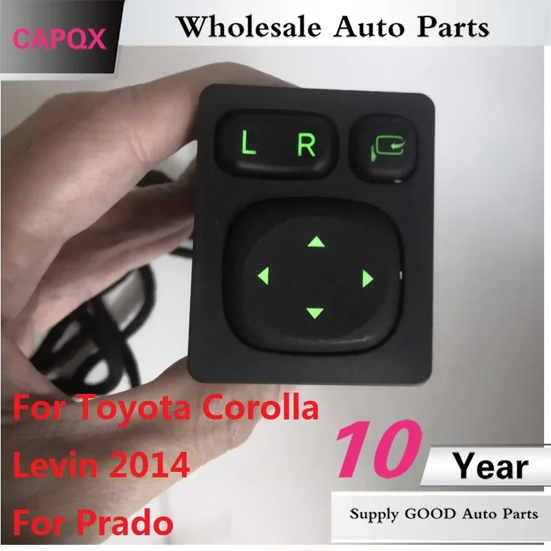CAPQX 28pin Side Rear View Mirror Folding Switch button Connector Wiring Harness Cable For TOYOTA Corolla LEVIN 2014 For Prado