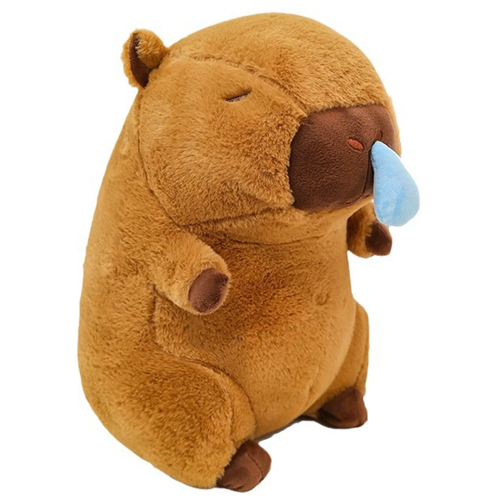 Fluffy Capybara ตุ๊กตา Plush Kawaii Capybara เต่าตุ๊กตาของเล่นตุ๊กตาสัตว์ตุ๊กตาเด็ก Juguetes ของขวัญวันเกิดตกแต่งบ้าน