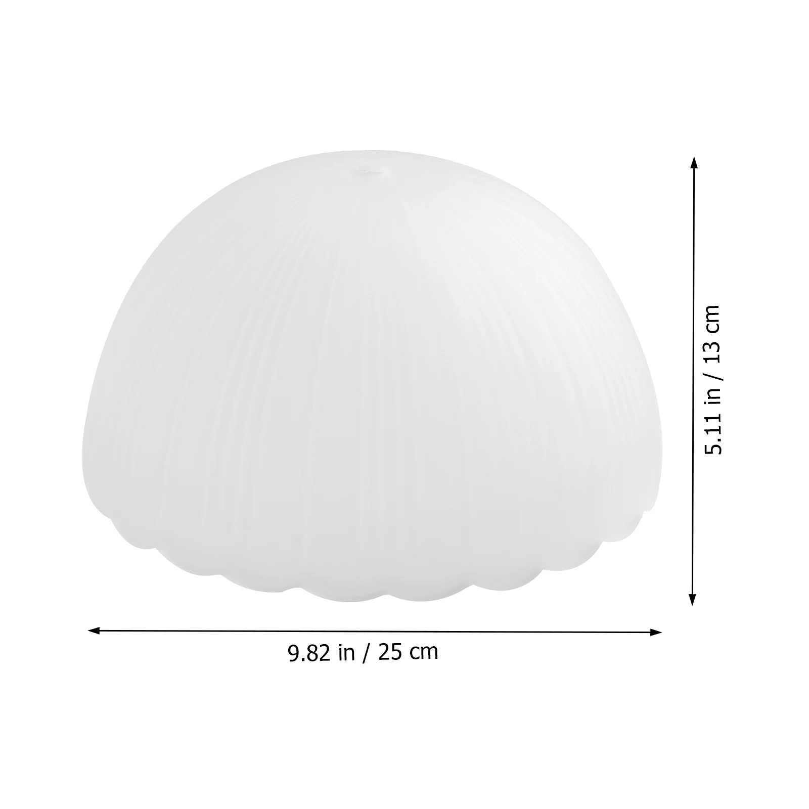 

1Pcs Frosted Watermelon Grain Glass Lamp Shade Stylish Ceiling Desk Table Lamp Cover Durable Replacement Cover