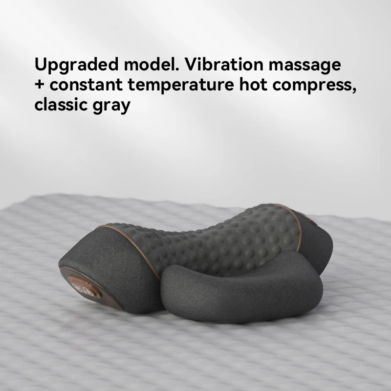 Massaggiatore elettrico cuscino cervicale Relax cuscino in Memory Foam per dormire supporto per la colonna vertebrale impacco caldo massaggio a