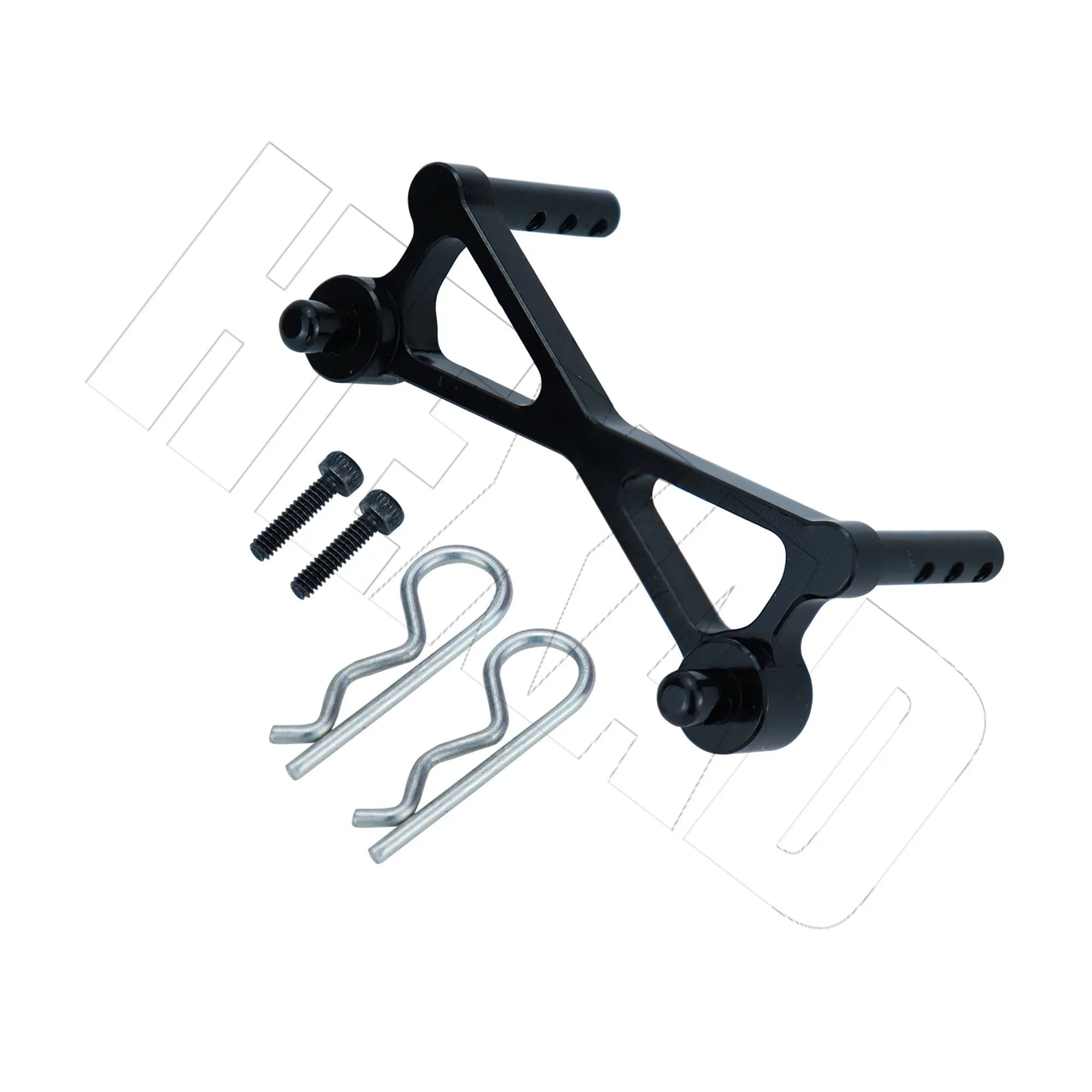 Corpo Post Holder para RC Car, Metal Shell Coluna Mount, Peças de atualização, Axial SCX24, C10, AXI00001, AXI201002, 1:24