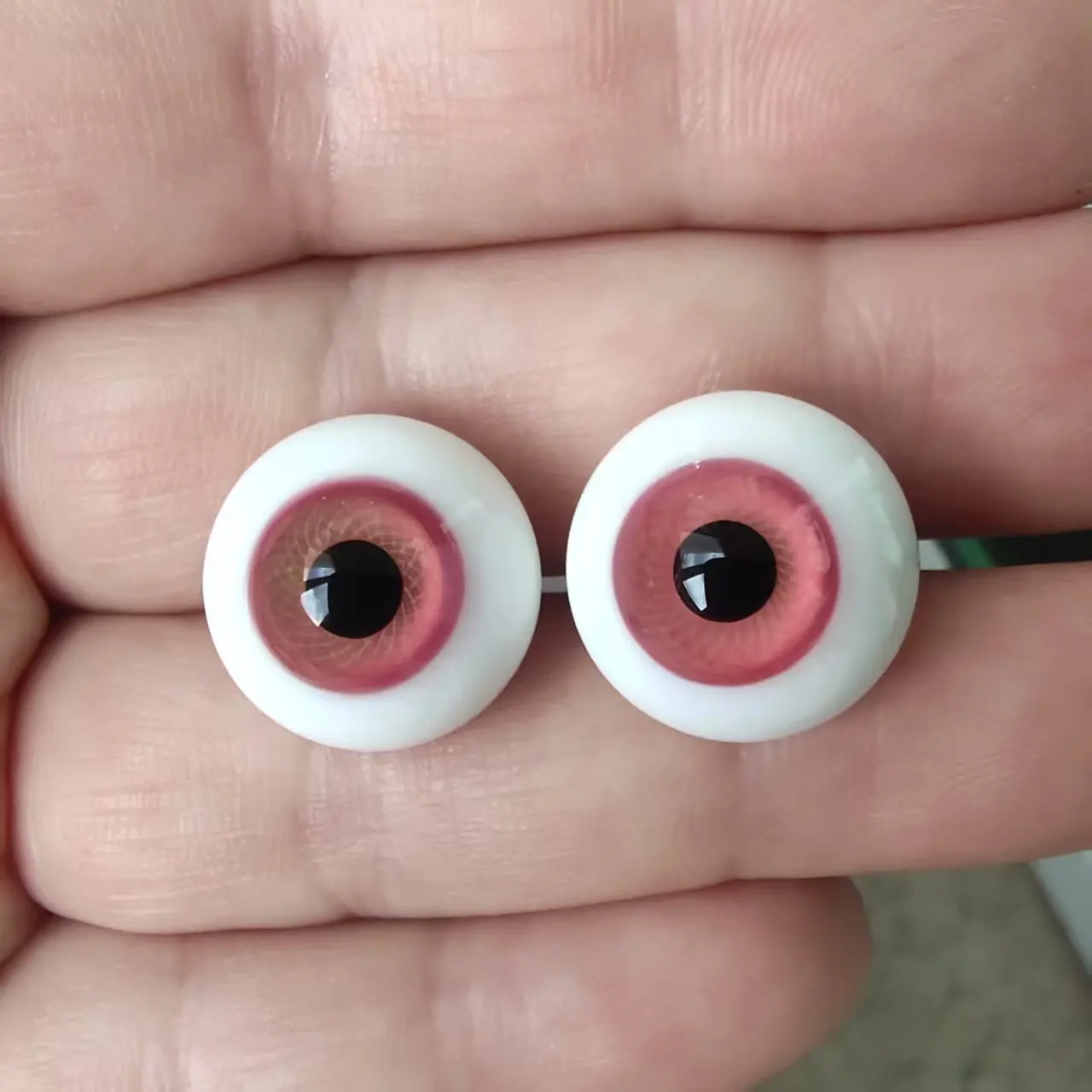 

[wamami] 6mm-24mm Red Glass Eyes Eyeball LW20 BJD Doll Dollfie Reborn Making Crafts
