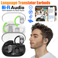 Bluetooth-Compatible Real-Time Two-Way OWS Earbuds HD Sound Simultaneous Interpretation Earphone for Travel Business Learning