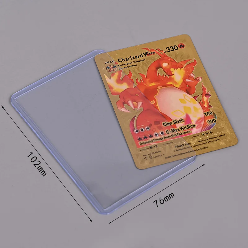 

Pokemon Cards Sleeves Booster Box Card Collector Cards Protectors Protege Carte Plastic Photocard Plastic PVC Transparent