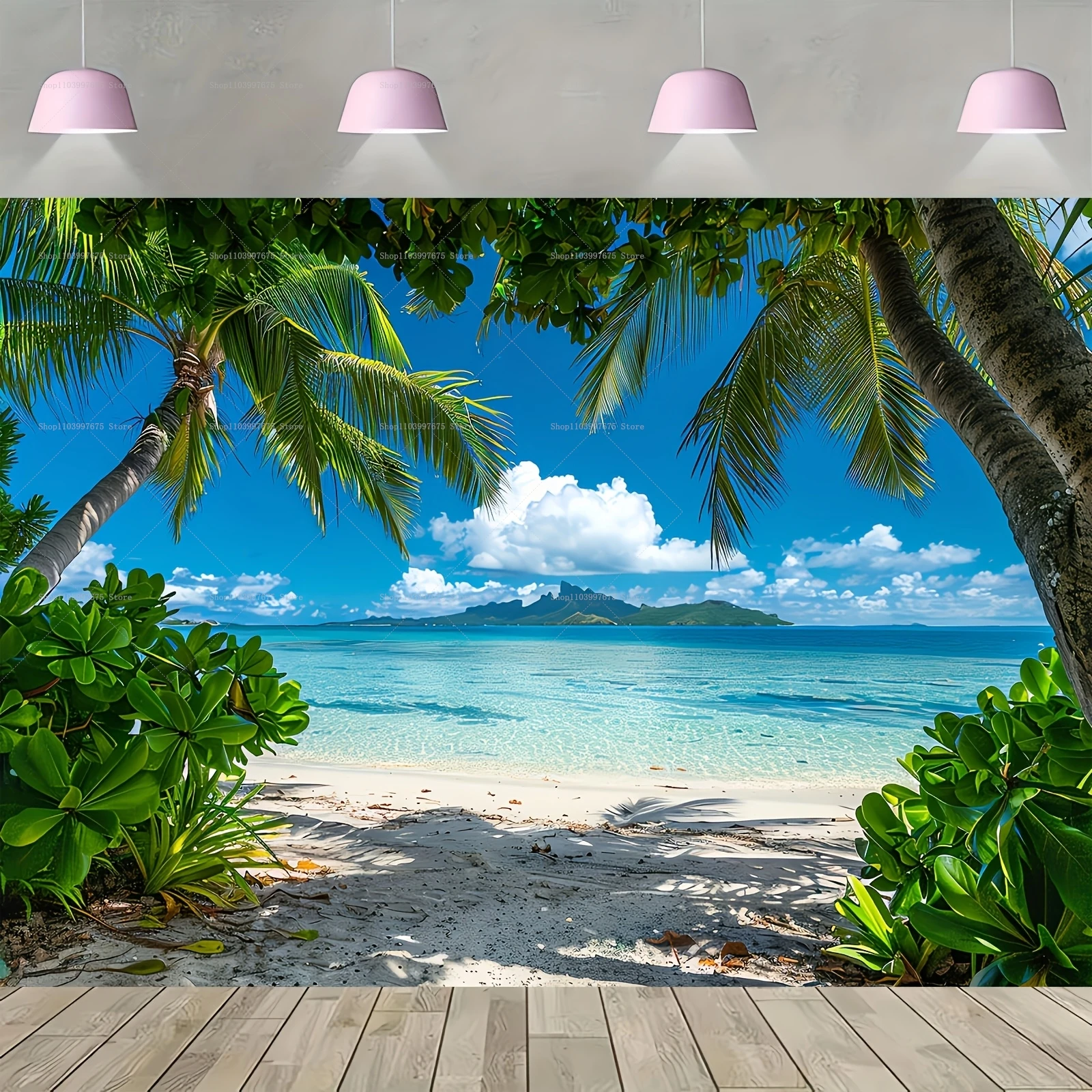 Fondali con vista al mare sull - Summer Clothing Banner recensione e prezzo