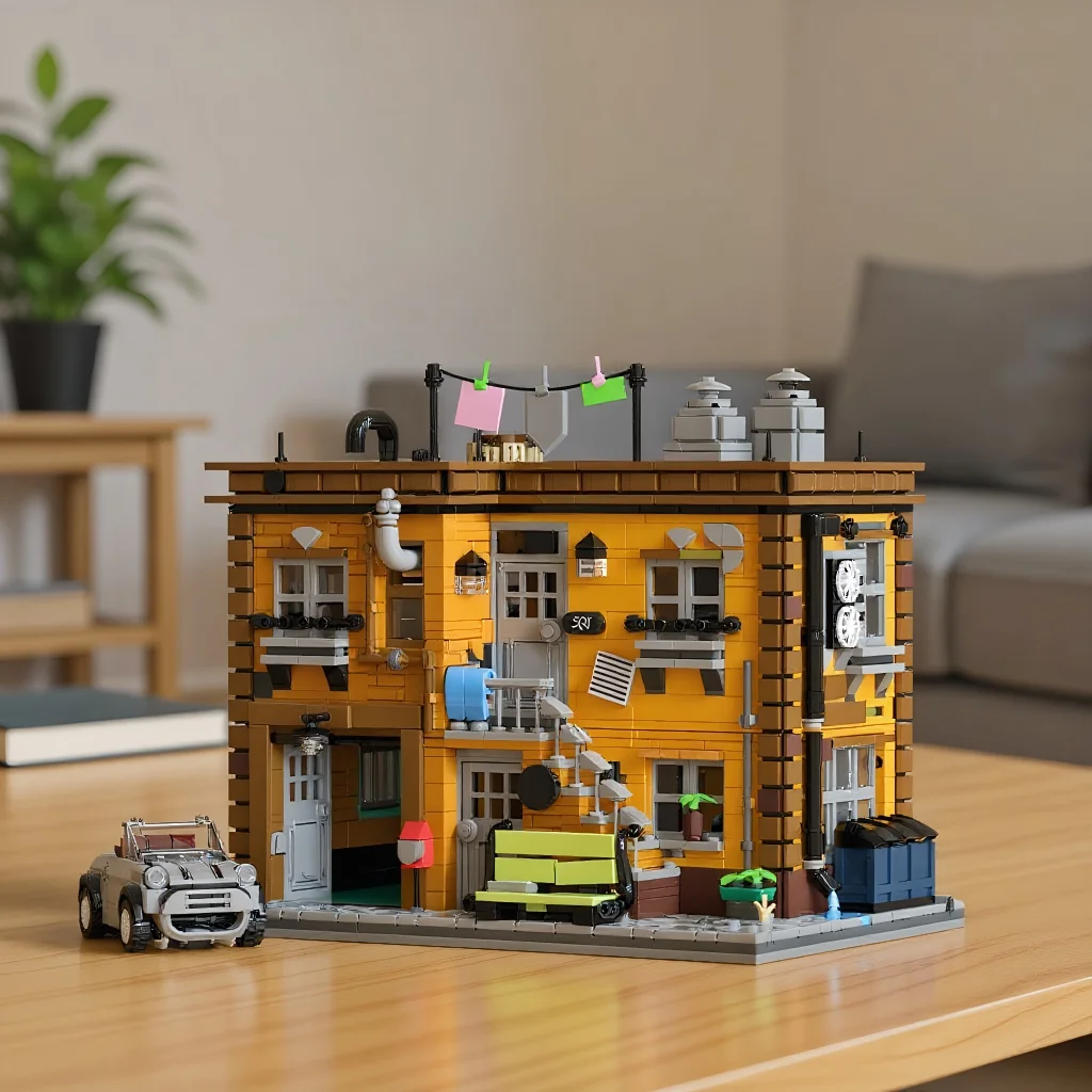 

2284 PCS MOC Building Set - Double Story House Model, Modular City Architecture Block Toy for Kids Teens Age 8+ Gift