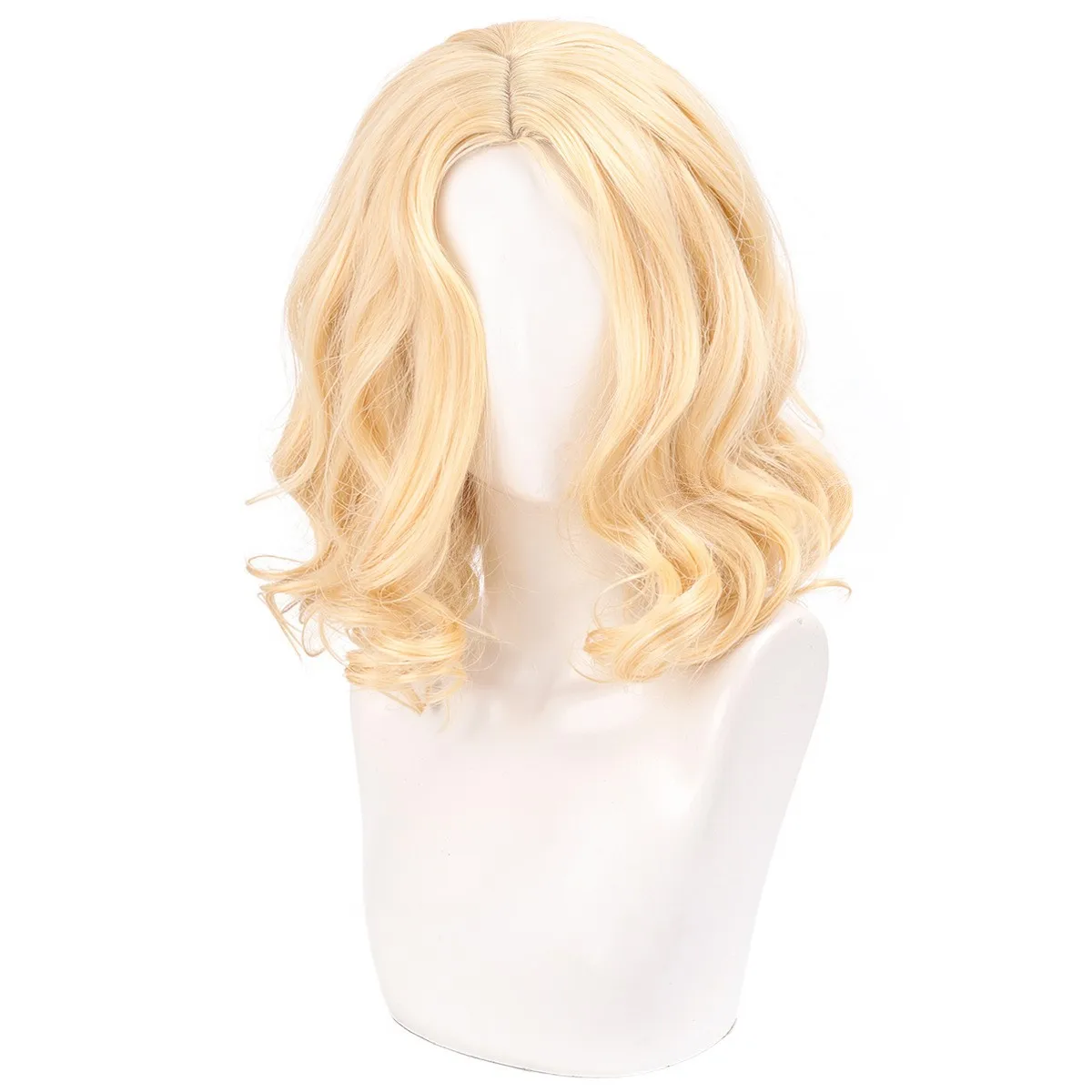 Strange Movie Eleven Cosplay Wig Golden Middle Part 11 Eleven Heat Resistant Synthetic Hair Halloween Party Role Play