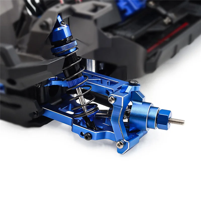 RC รถอัพเกรดอลูมิเนียมด้านหน้าลง Swing แขนชุดสําหรับ TRAXXAS MINI MAXX รถบรรทุกมอนสเตอร์ RC รถอุปกรณ์เสริม