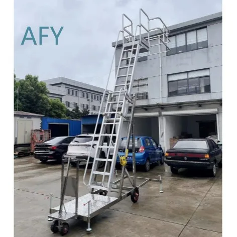 Mobile oil tank truck sampling ladder, hand-crank climbing ladderladder, 4.5-meter climbing ladder