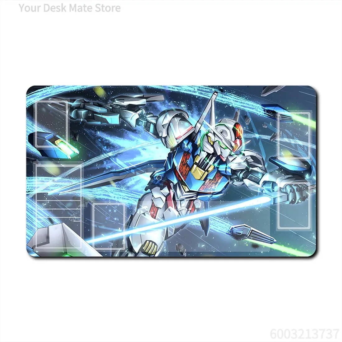 Gundam Witch From Mercury Aerial Playmat Waterproof Anti-slip Card Game Mat