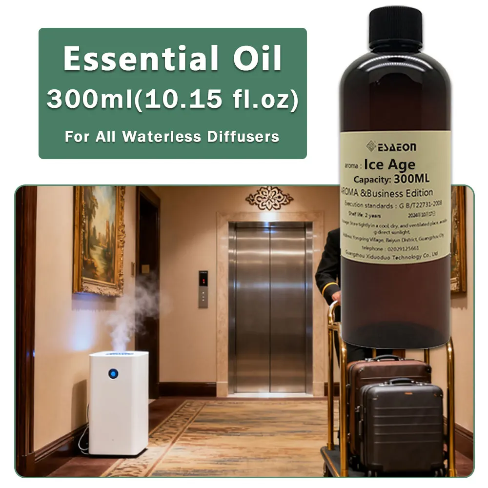 ESAEON Replenish Aromatic Essential Oil For Household Sprayer For Waterless Aromatherapy Diffuser, Ice Age - 300ML (10.15 fl.oz)