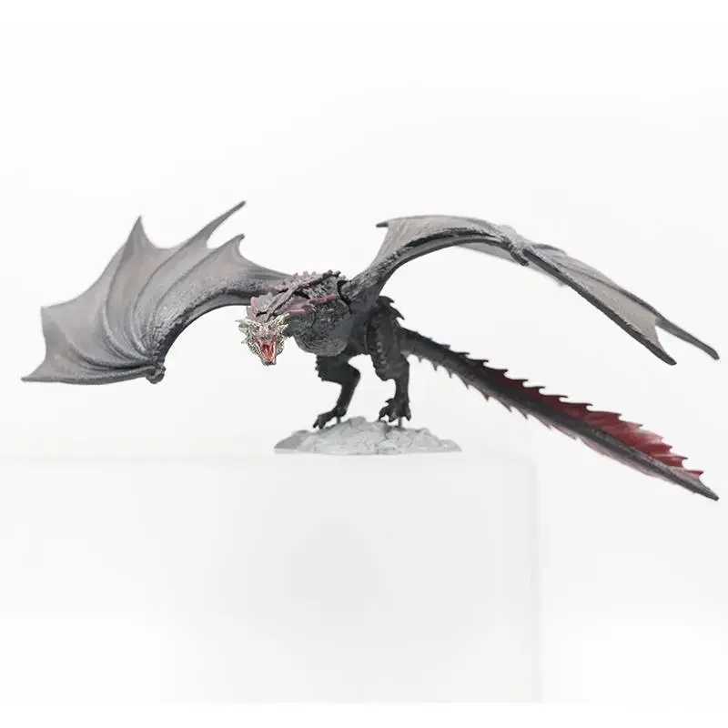 High Quality Game Of Thrones Frost Wyrm Viserion Black Dragon Movable Action Figure Model Toys Desk Decor Funny Chidren Gift Toy