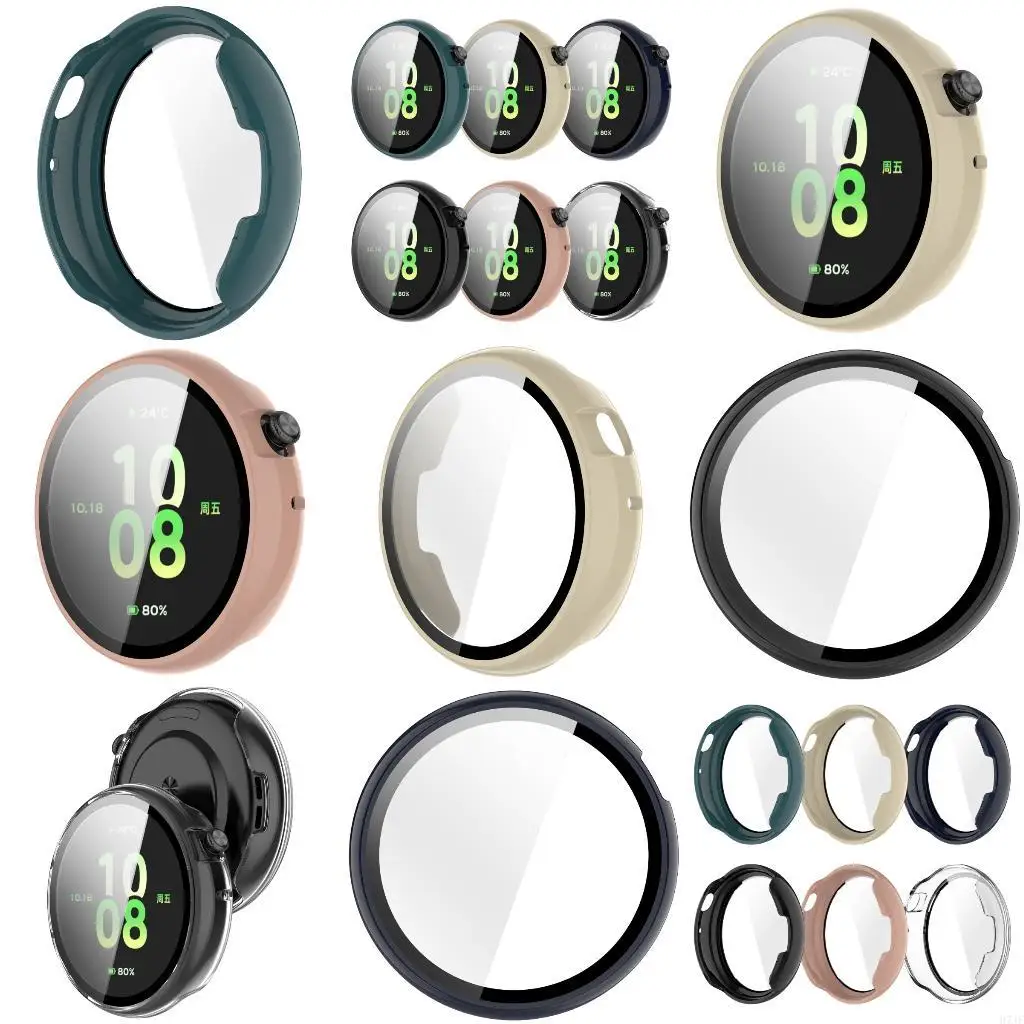 시계를위한 H7JF 케이스 화면 보호기 44mm 스마트 워치 보호 커버 범퍼