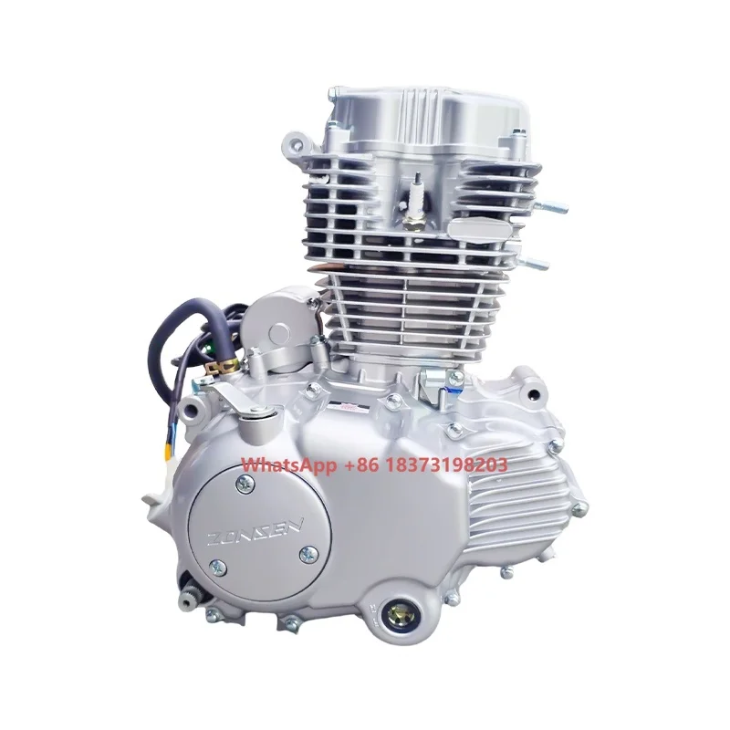 

ZS167FML-3 Zongshen Engine Cg200d-B 200cc Motorcycle Engine With Balance Shaft Air Clooled Complete Motorcycle Engine