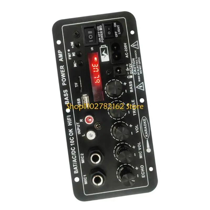 

547B DC10V Power Amplifier Board Stereo Amp Receiver with Treble Control for Car