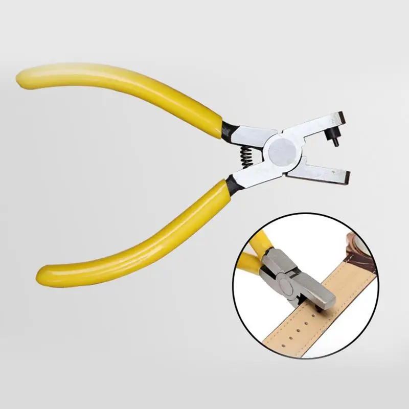 เครื่องมือเจาะรูเข็มขัดสายรัดมือสายนาฬิกาข้อมือเครื่องมือ5นิ้วเครื่องมือสำหรับเข็มขัดสายนาฬิกาข้อมือ S ปลอกคอสุนัขอานรองเท้าผ้า