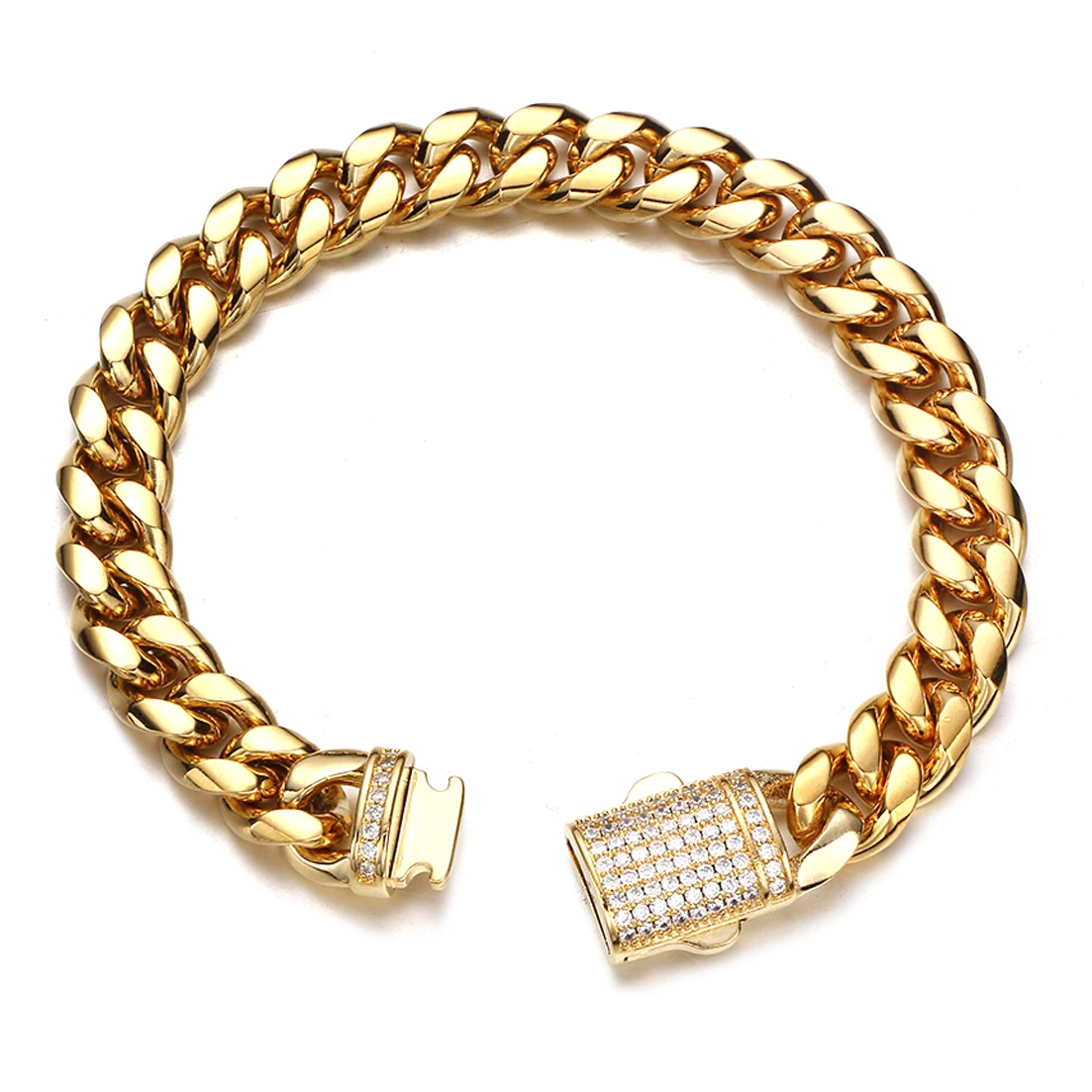 6/8/10/12/14mm Neue Männer Kette Armband Edelstahl Curb Cuban Link Kette armreif für Männliche Frauen Hiphop Handgelenk Schmuck Geschenk