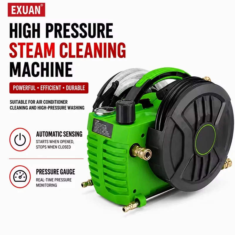 Portable High Pressure Steam Cleaning Machine Air Conditioner Washer Evaporator Cleaning Pump Electric Car Flushing Machine