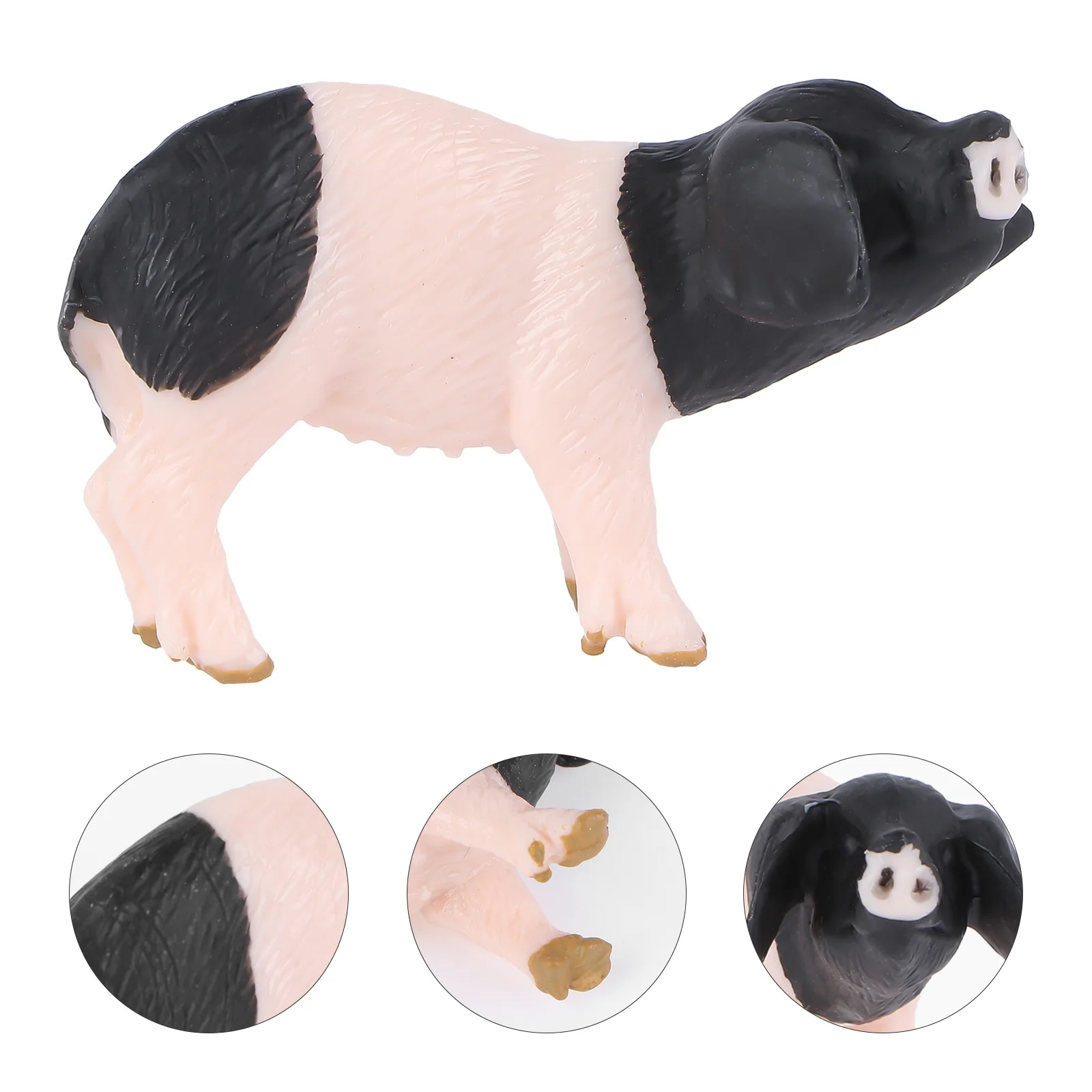 Animal porco piggy modelo figura criança brinquedos infantis adornam estatuetas em miniatura de plástico