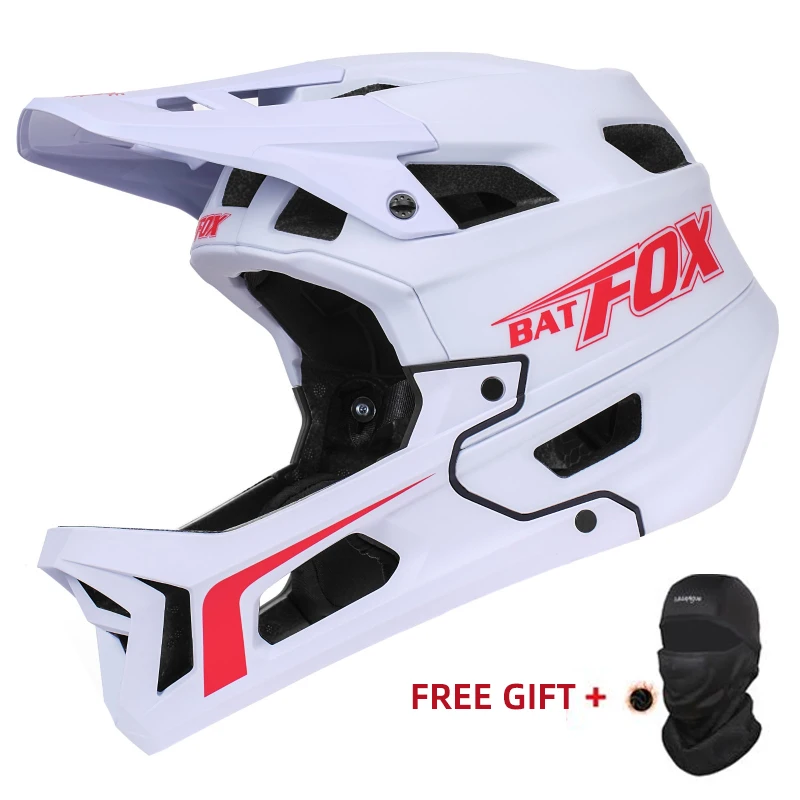 

BATFOX Full Face Motorcycle Helmet Downhill Off-Road Mountain Bike Outdoor Sports Cycling Helmet