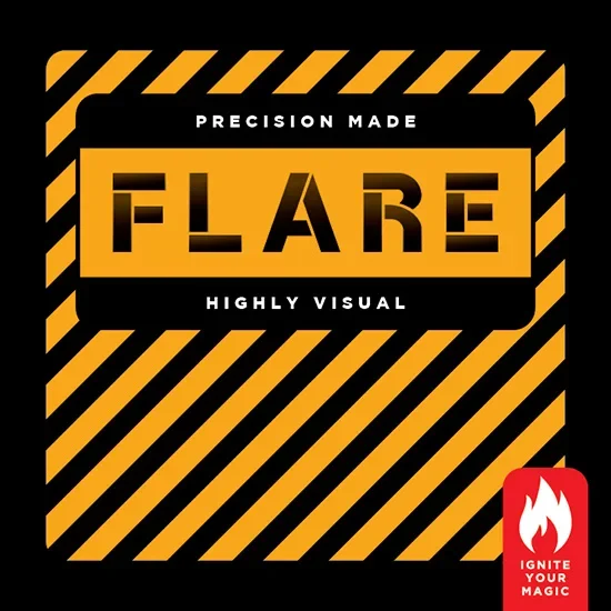 Flare 2.0 by Nicholas Lawrence Gimmick Street Magic Tricks Illusions Stage Props Close up Magician Fire Professional Magic Toys