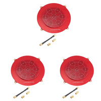 3pcs 150mm Triple Feed Patch 5.8GHz 14DBi Pagoda Array FPV Antenna for RC Drone