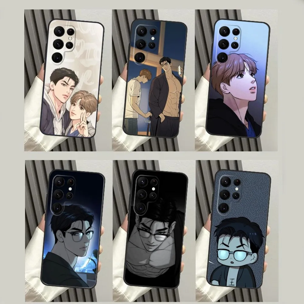 Korean Comics Joo Jaekyung Phone Case For SamsungS23,S22,S21,S20 Ultra Pro S10,S30Plus,S9,20lite Ultra Black Cover