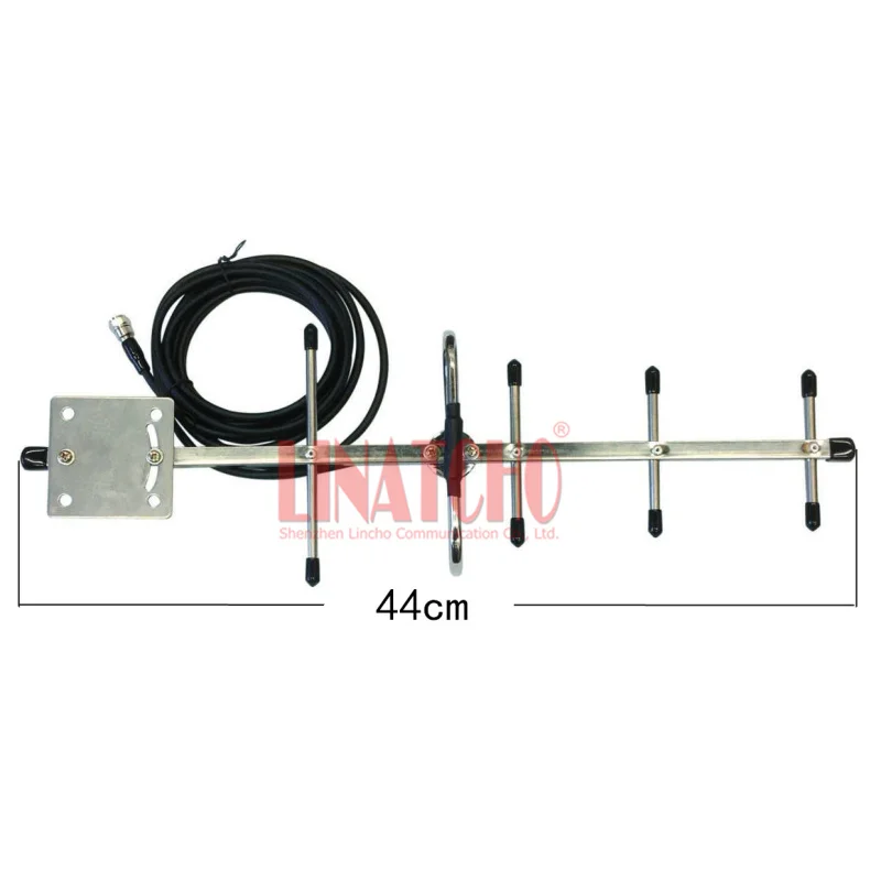 Imagem -03 - Yagi Antena Yagi ao ar Livre Elementos Transmissor Cctv Cabo f Conector Macho Metros Rg58u 1.2ghz Aço Inoxidável