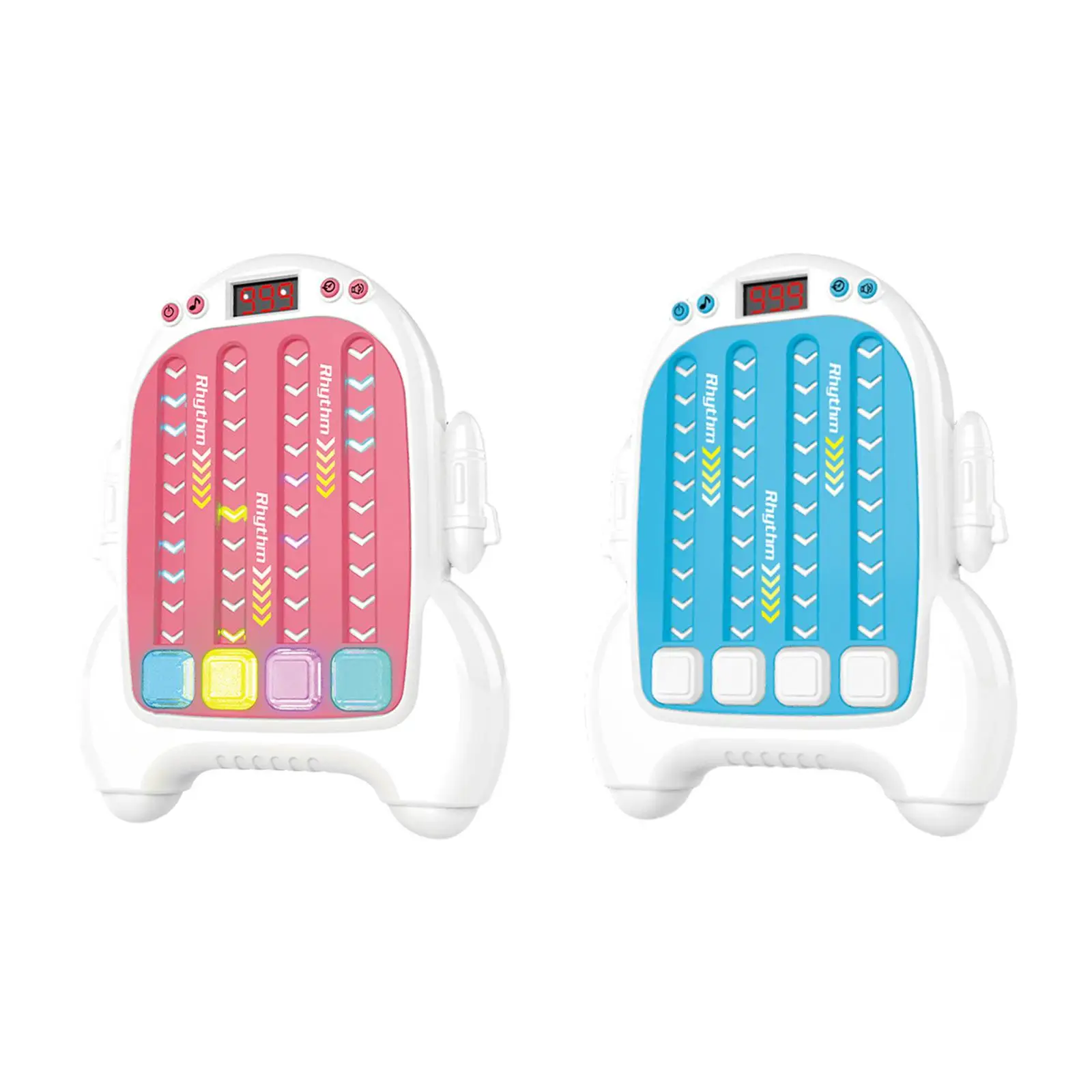 Ритм-ручная игровая консоль, регулируемые режимы, портативное игровое устройство для подарков на день рождения, тренировки реактивности 3, 4, 5, 6, 7 лет