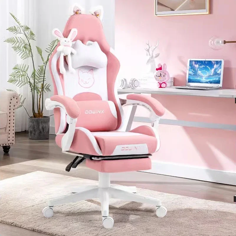 Playseat Nowoczesne krzesło biurowe Ramię Vanity Obrotowy fotel do nauki Makijaż Krzesło biurowe Executive Wygodne meble domowe Muebles