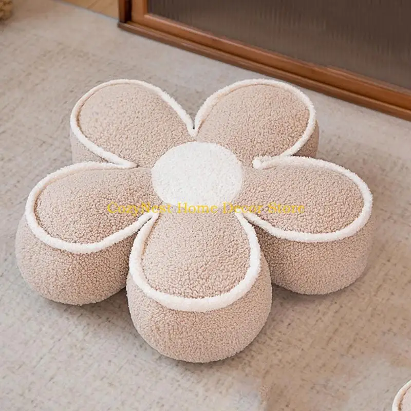 92MF MultiPurpose Plush Flower Cushions Pillow Floor Cushions Enhances Comfort And Aesthetic Appeal In Any Space Plush Cloth