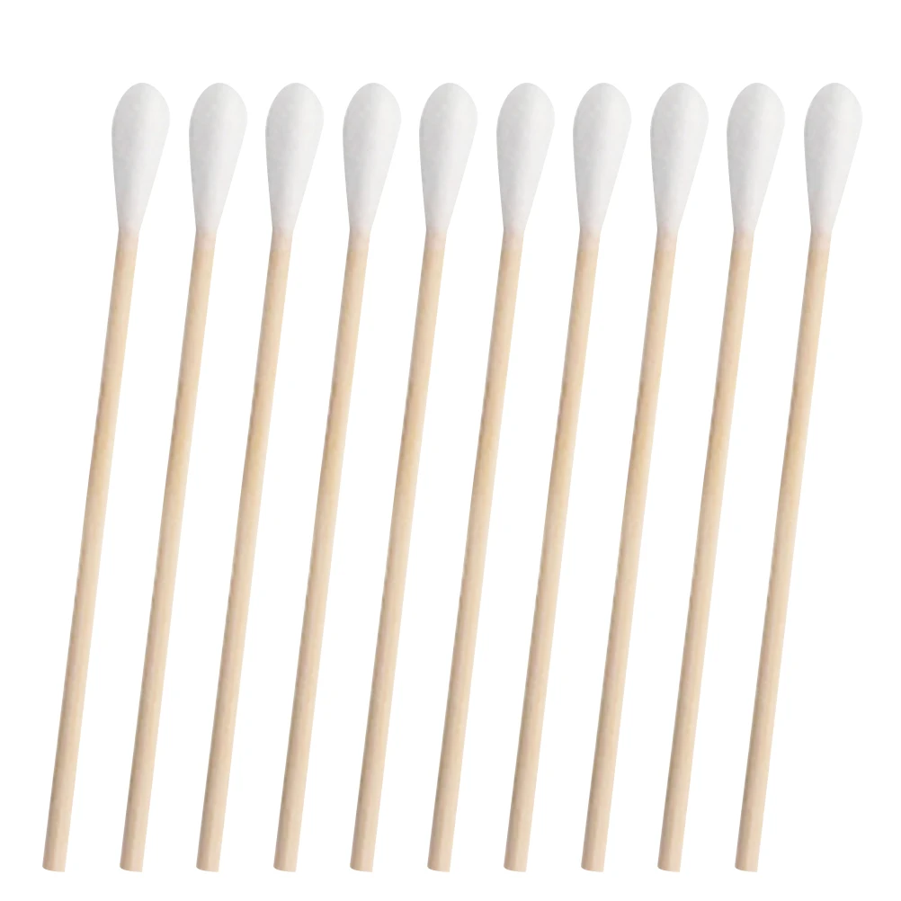 

1000pcs Cotton Swabs Sterile Single Tip Applicators Wooden Sticks Highly Absorbent Face Body Cleaning Travel Size Dust