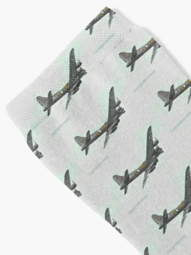 Plane over Kettering Socks football men cotton high quality Male Socks Women's