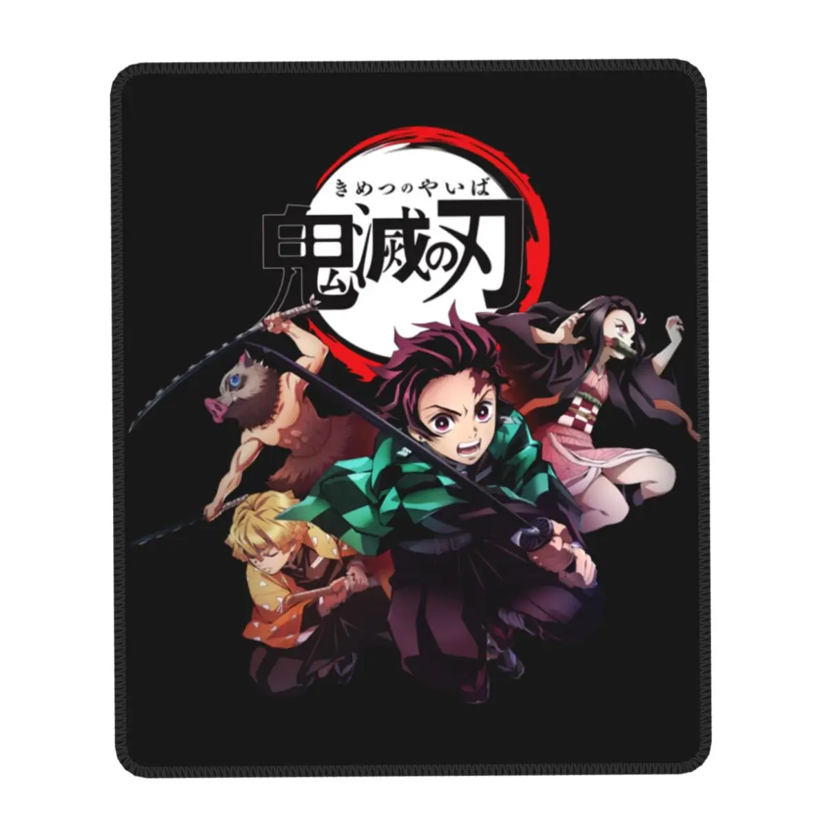 Demon Slayer Kimetsu Laptop Mouse Pad Soft Mousepad Non-Slip Rubber Nezuko Tanjirou Inosuke Mouse Mat for Gaming 30x25cm