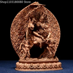 Exquisite Red copper Carving Palden Lhamo Buddha statue Tibet buddhism