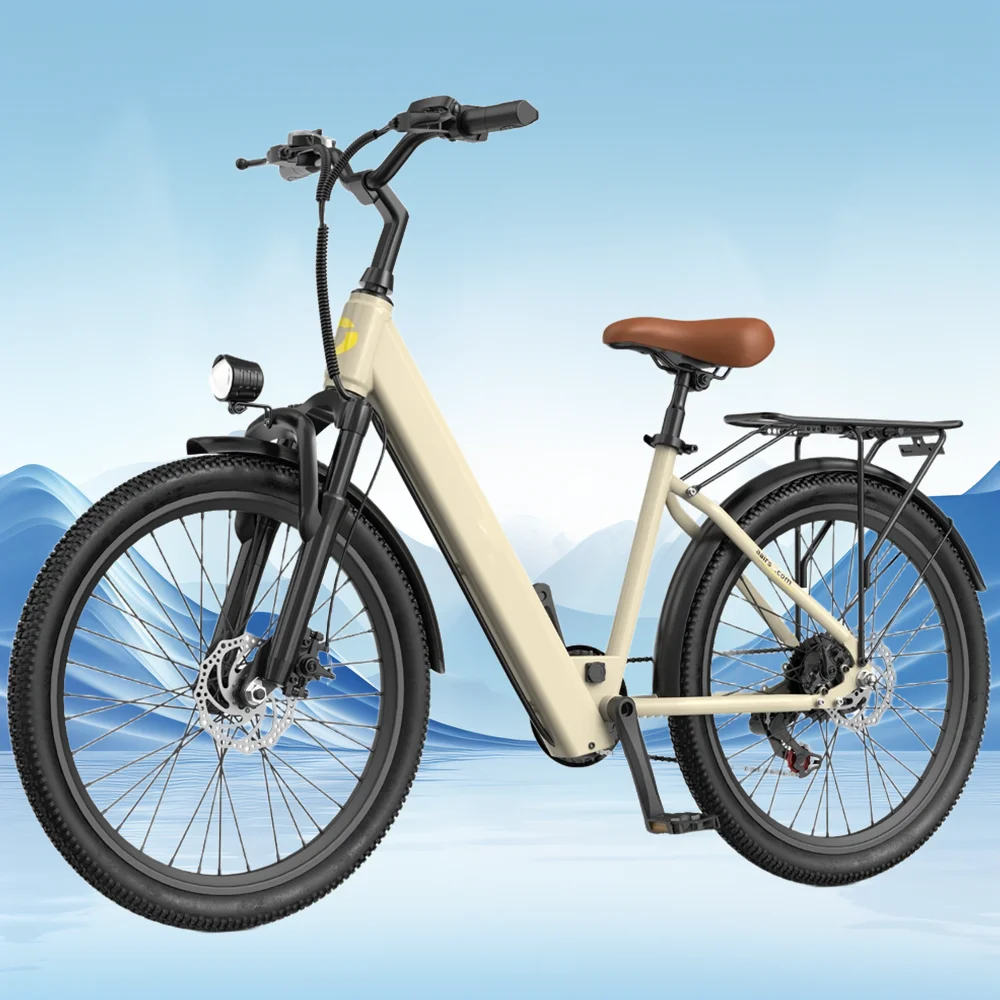

625W Peak Motor 24" Electric Motorcycles Mountain E Bike For Adults, 24.9Mph 35.5Miles 36V 13.5AH Adults Electric Bicycle Ebike