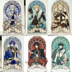 Honkai Star Rail Stained Window Acrylic Stand Aventurine Dr. Ratio Figure Display Game Goods Collection Desk Decor Ornament Gift