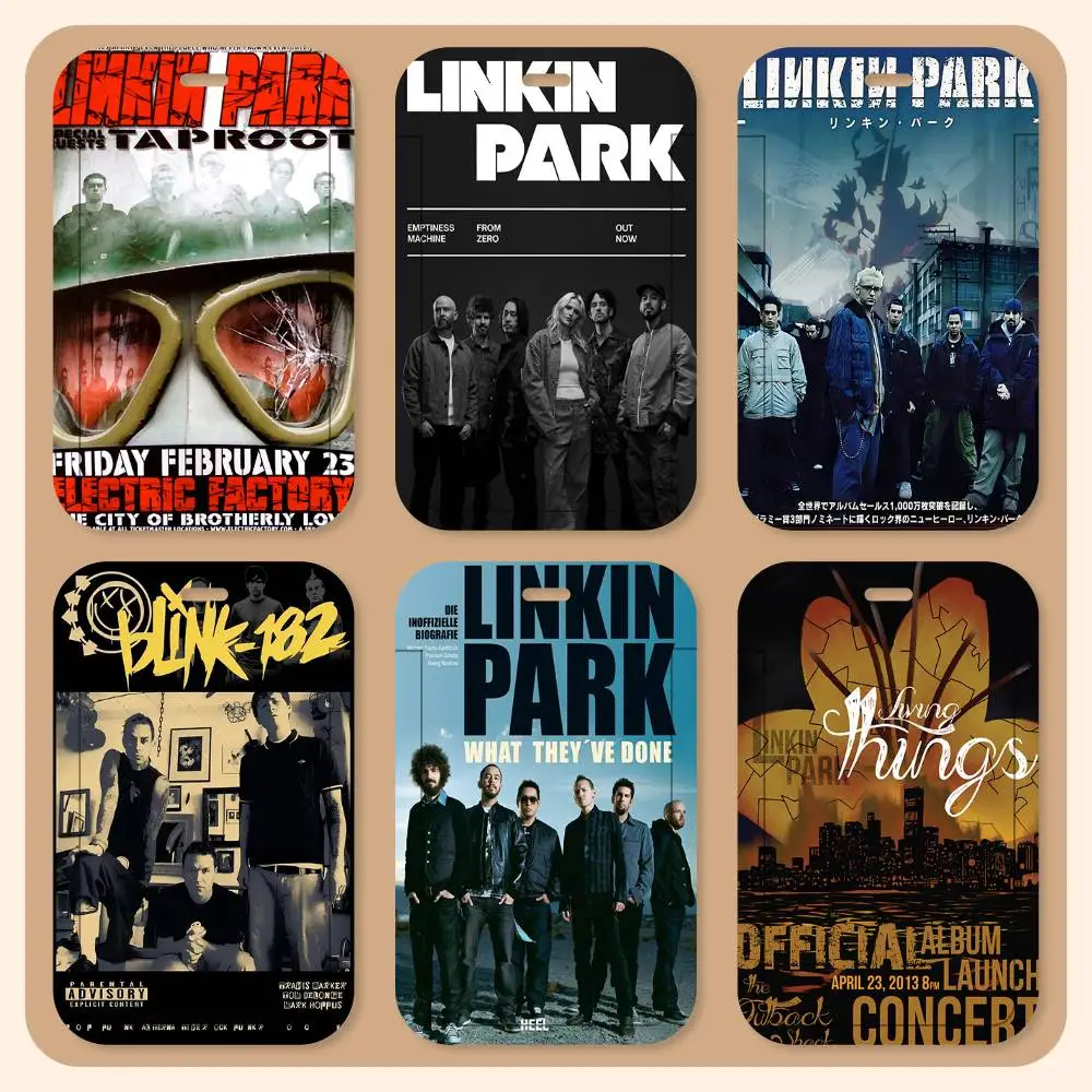 

Держатели для карт Band L-Linkin Cool P-Park унисекс, на шею, для студенческих удостоверений, для контроля доступа