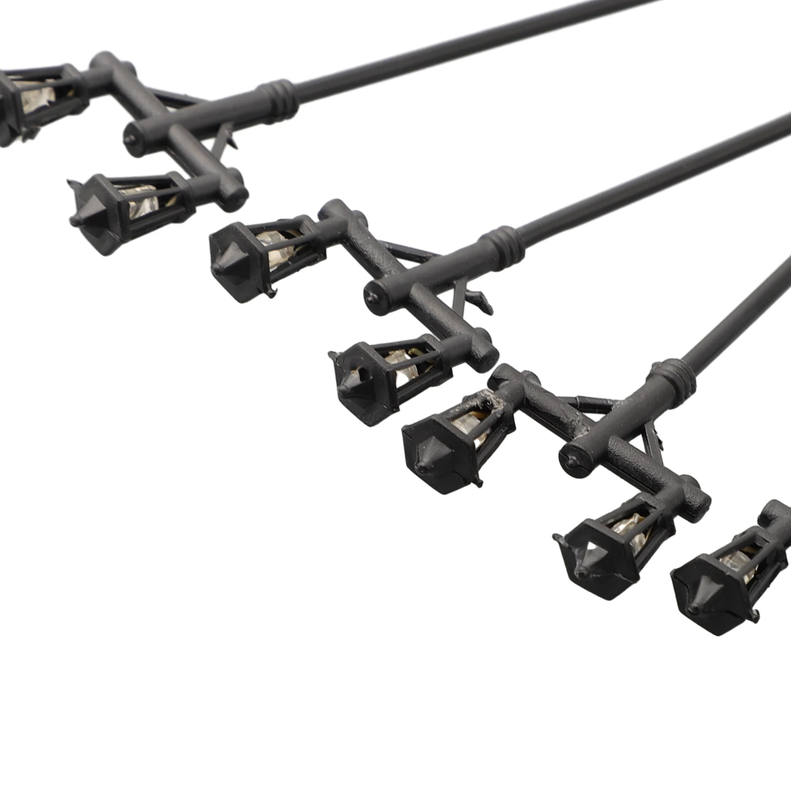 Farola LED de ferrocarril a escala 1:100 para Patio y jardín, lámparas de calle, lámpara de Patio para exteriores, 10 modelos de piezas