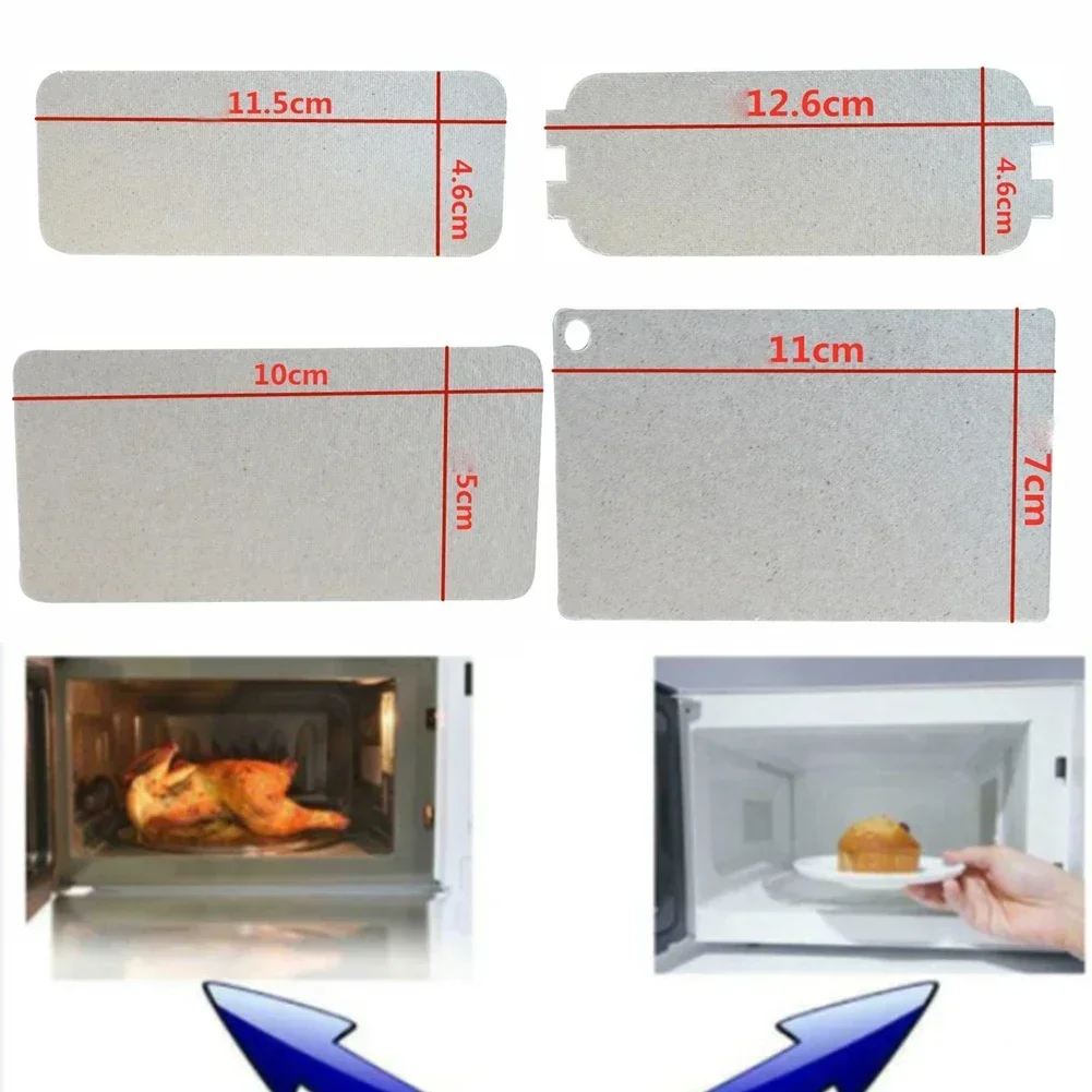 1pc Mica Plate Oven Waveguide Waveguide Cover Plate Suitable For Hair Dryer Toaster Microwave Oven Heating Household Appliances