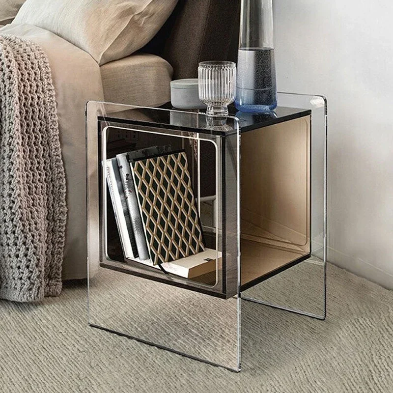 

Bedroom bedside table Modern storage Sofa side cabinet Personalized Nordic ins style