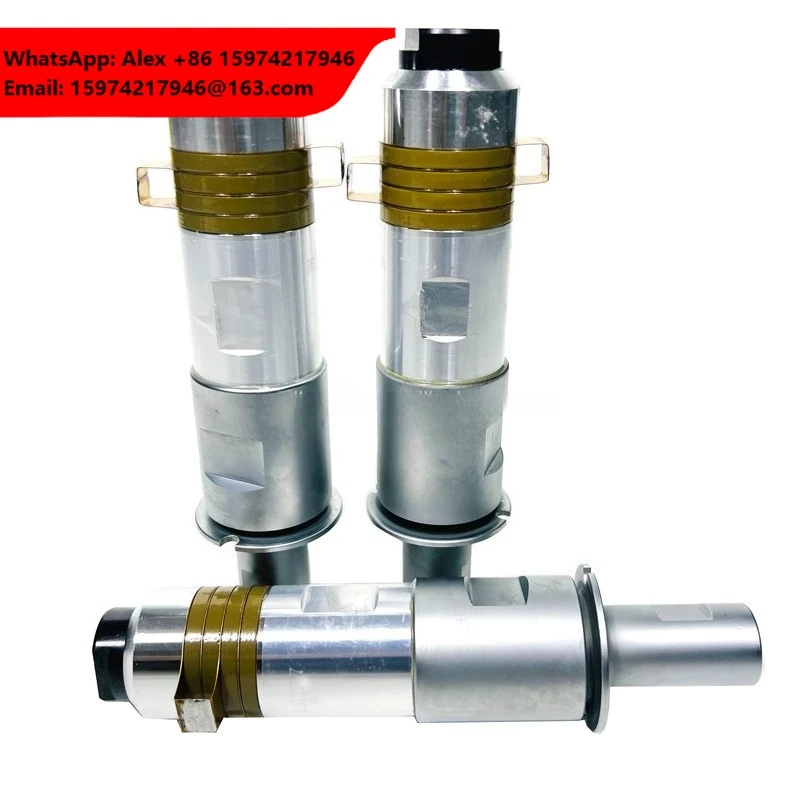 20K2000W Titanium Alloy Ultrasonic Transducer For Plastic Welding Machine Bag Machine Paper Cup Machine
